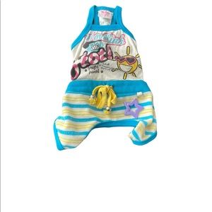 Wooflink All In One tank with terry shorts